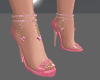 Crystal heart light pink