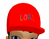 Red LORD word hat