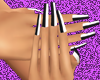 -XSSJX- Black/White Nail