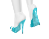 *CH@NEL Sweet TurQ.Heels