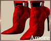 Amore Eva Red Boots