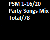 Party Songs Mix 1-16/78