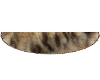 Tiger Fur Half  Rug 2