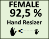 Hand Scaler 92,5% Female