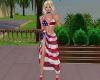 usa flag bikini
