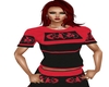 Red Black Batman Tee