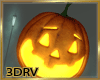 Glow Pumpkin head 3drv