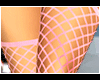 Pink fishnet leggings