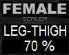 70% LEG-THIGH FEMALE 