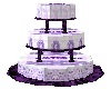 Birthday cake purple