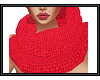 {G} Red Snood Scarf