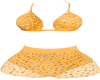 Carmella 2Pc Orange  Fit