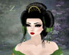 Geisha Hair BLK GRN