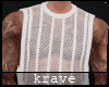 [K] MENS MESH W TATTOOS