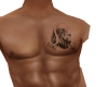 Loki tattoo chest