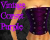 Vintage Corset Purple