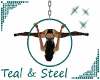 Teal & Steel Dance Hoop