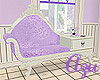 Antq Wht Lilac Ph Chair