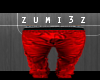 [ZM] B Leather Red Sweat
