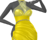 {NES}Yellow Drape Dress
