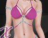 X* Purple Diamond Bikini