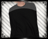 t" baggy black sweater