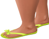 Flip Flops/ Yellow