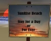 SunRise Beach Sign