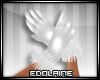 E~ Winter Gloves White