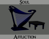 Blue Animated Harp