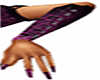 Wild Purple Glove  Nails