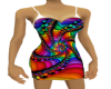 Technocolor PVC Dress