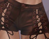 e Leather Mini Shorts