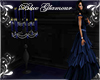 Blue Glamour Candleabra