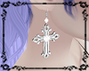 å¤ cross earrings