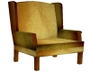 gold wingback