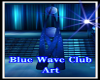 Blue Wave Lamp