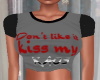 Kiss My Kaos Crop Top