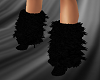 ~CR~ Fuzzy Black Boots