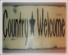 Country Welcome Sign
