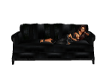 Plush Black Relax Sofa