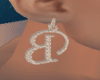B Diamond Earing