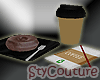 Coffee & choco donut