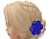Blonde / Sapphire Flower