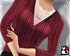 *Knit Sweater Burgundy