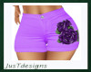JT Lilac Rose Shorts