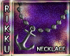 [R] anchor necklace
