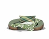 GREEN CUDDLE LOVE SEAT