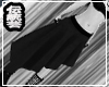 asym skirt black
