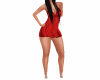 Short red dress